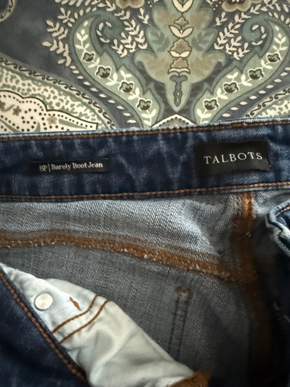 Talbots Barely Boot Jean - 8P - Picture 2 of 5
